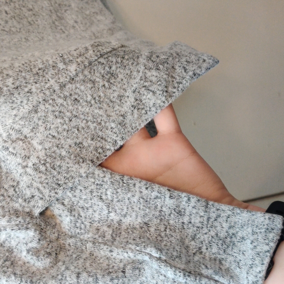 a.n.a. M Gray Mock Neck Top - Picture 2 of 4